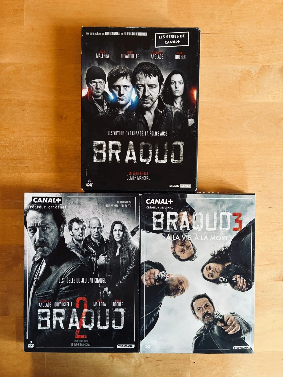Intégrale DVD 3 saisons série Braquo.
